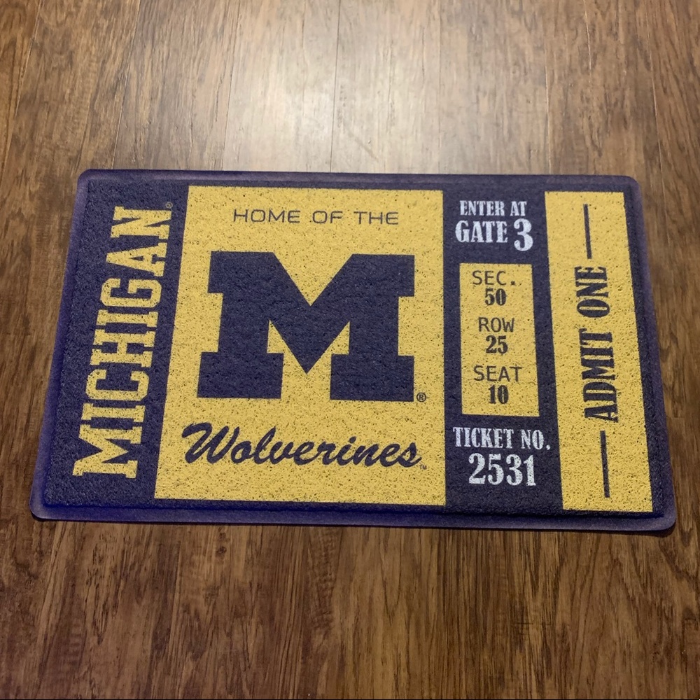 Michigan Wolverines Floor Mat